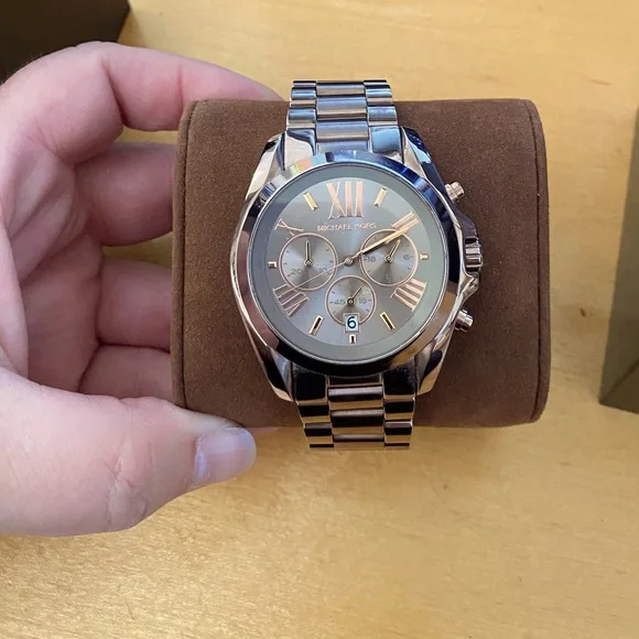 Michael Kors Bradshaw Stainless Steel Watch - Picture 9 of 9